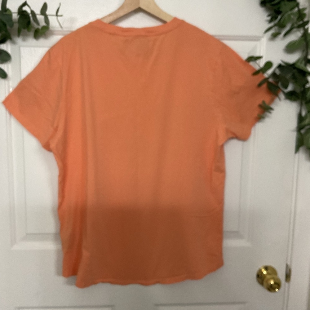 Jared Lang Vibrant Orange Short Sleeve Tee - Picture 3 of 6